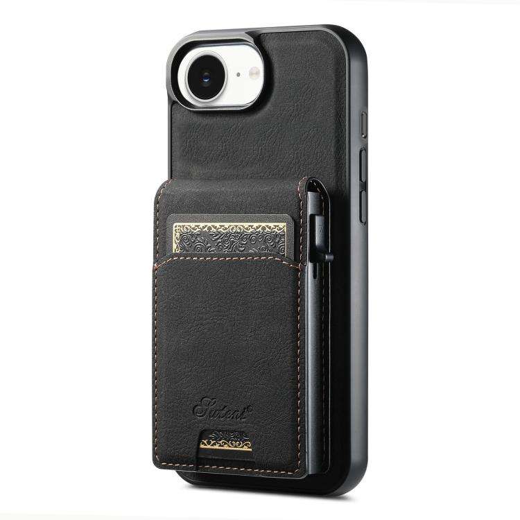 Suteni H19 Litchi Grain 2-in-1 MagSafe Removable Card Box Back Phone Case, For iPhone 12 Pro, For...