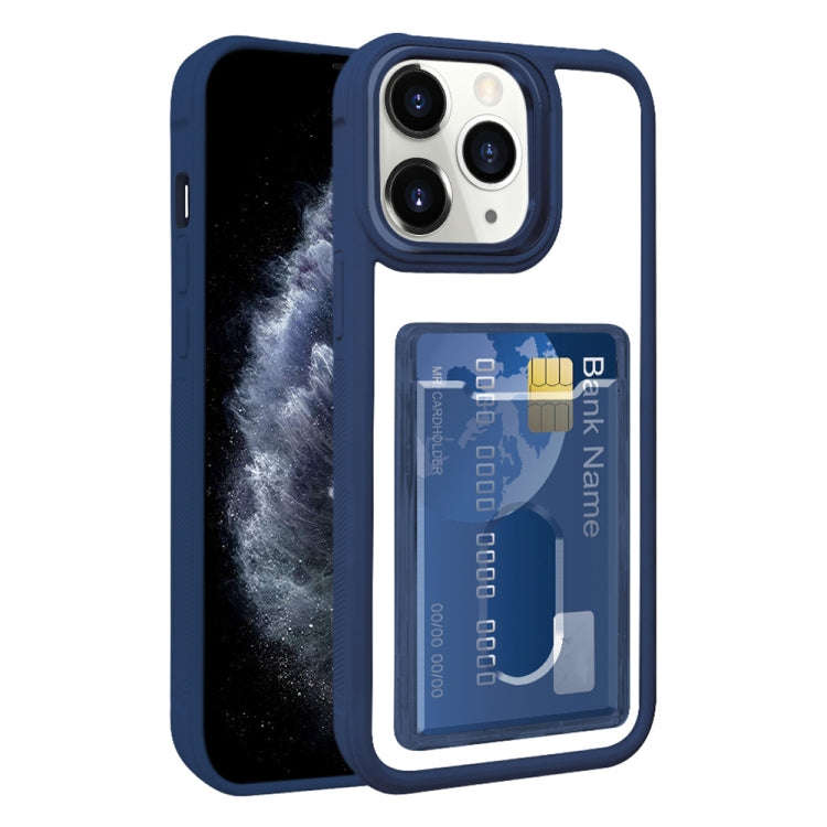 Electroplated Card Bag Acrylic Hybrid TPU Phone Case, For iPhone 12, For iPhone 12 Pro Max, For i...
