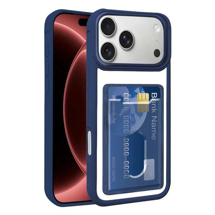 Electroplated Card Bag Acrylic Hybrid TPU Phone Case, For iPhone 18 Pro Max, For iPhone 17 Pro Ma...