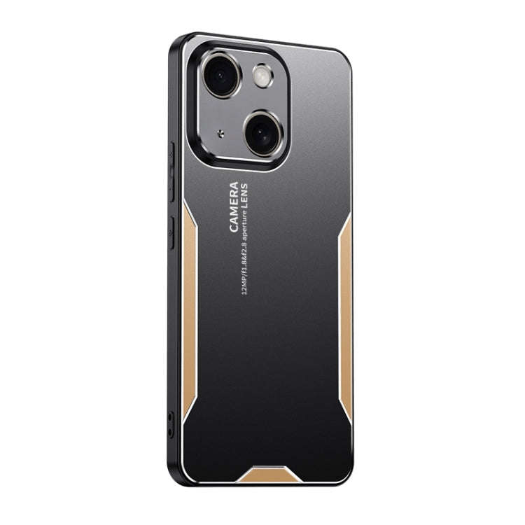 Blade Series TPU Hybrid Metal Phone Case, For iPhone 15, For iPhone 14 Plus, For iPhone 14, For i...