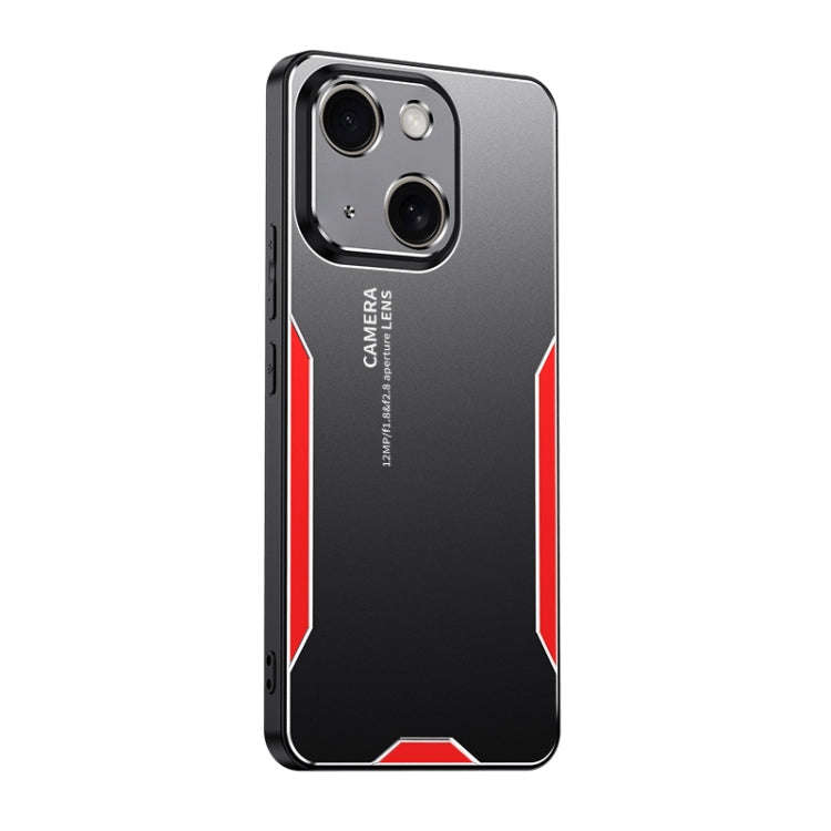 Blade Series TPU Hybrid Metal Phone Case, For iPhone 15, For iPhone 14 Plus, For iPhone 14, For i...