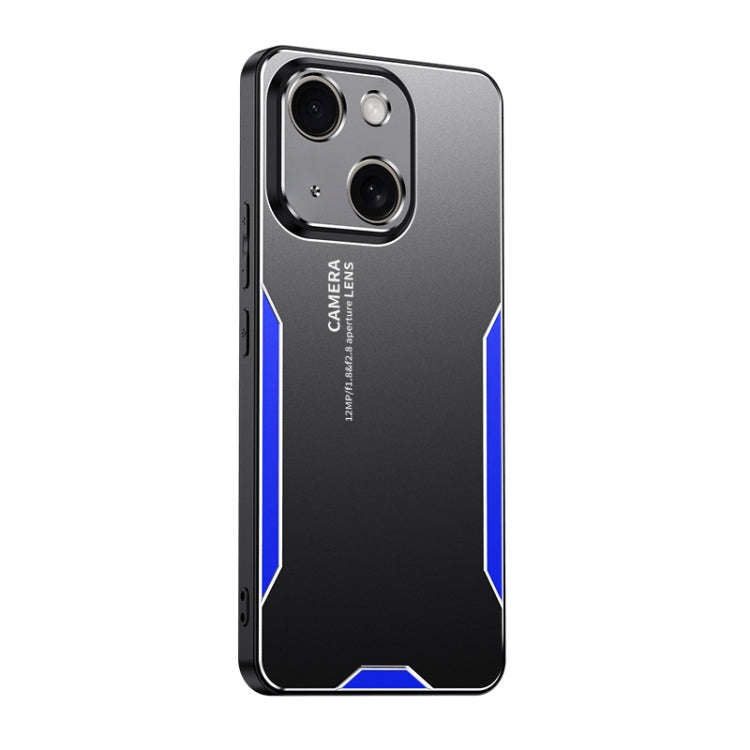 Blade Series TPU Hybrid Metal Phone Case, For iPhone 15, For iPhone 14 Plus, For iPhone 14, For i...