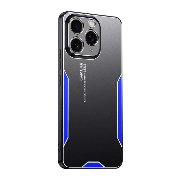 Blade Series TPU Hybrid Metal Phone Case, For iPhone 15, For iPhone 14 Plus, For iPhone 14, For i...
