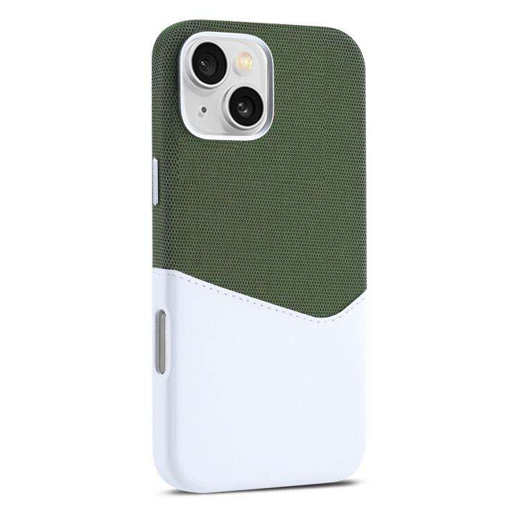 Kalebol Cloth Textue Stitching Card Slot Magnetic Phone Case, For iPhone 15 Pro Max, For iPhone 1...