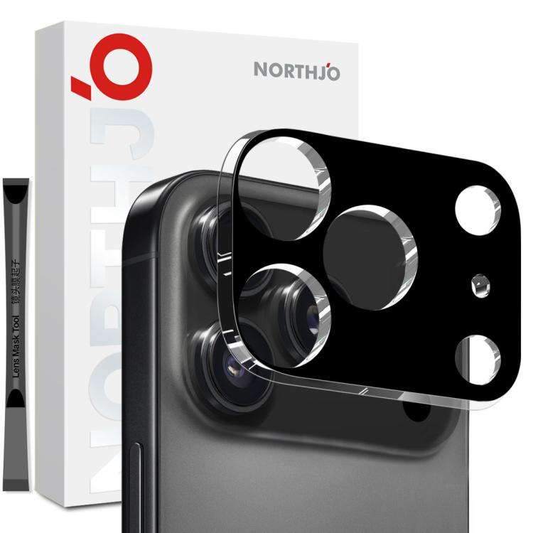 NORTHJO Camera Lens Protector 3D HD Tempered Glass Film, For iPhone Duo, For iPhone 18 Pro, For i...