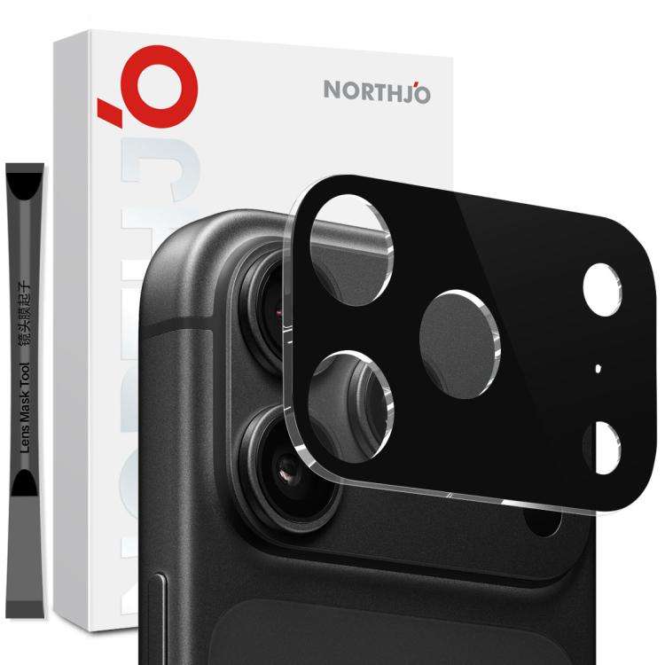 NORTHJO Camera Lens Protector 3D HD Tempered Glass Film, For iPhone Duo, For iPhone 18 Pro, For i...