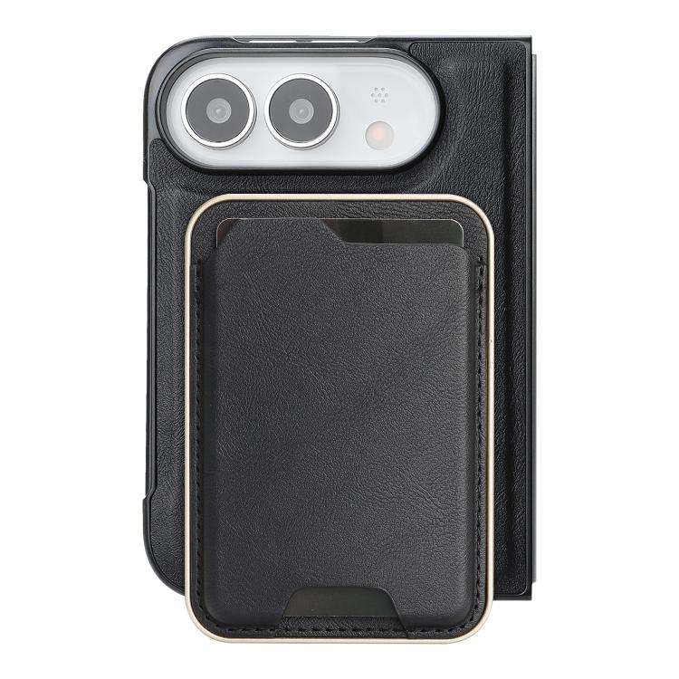 Kalebol Slim MagSafe Ring Magnetic Card Bag Leather Phone Case, For iPhone Duo, For iPhone 18 Pro...