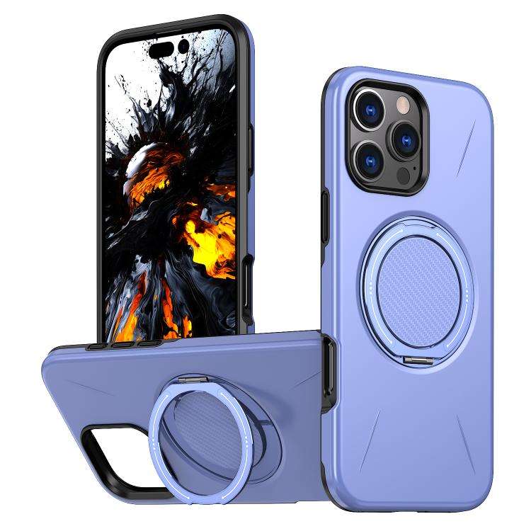 Kalebol Magnetic MagSafe Rotation Holder PC Phone Case, For iPhone Air, For iPhone 16 Pro Max, Fo...