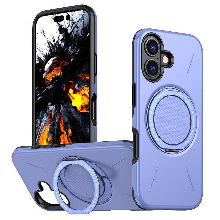 Kalebol Magnetic MagSafe Rotation Holder PC Phone Case, For iPhone Air, For iPhone 16 Pro Max, Fo...