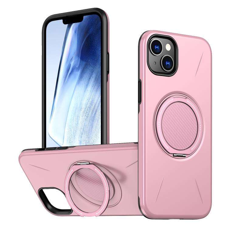 Kalebol Magnetic MagSafe Rotation Holder PC Phone Case, For iPhone 15 Pro, For iPhone 15, For iPh...