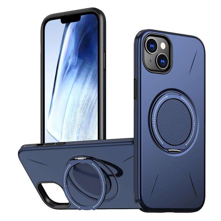 Kalebol Magnetic MagSafe Rotation Holder PC Phone Case, For iPhone 15 Pro, For iPhone 15, For iPh...