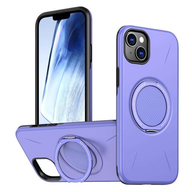 Kalebol Magnetic MagSafe Rotation Holder PC Phone Case, For iPhone 13 Pro, For iPhone 13