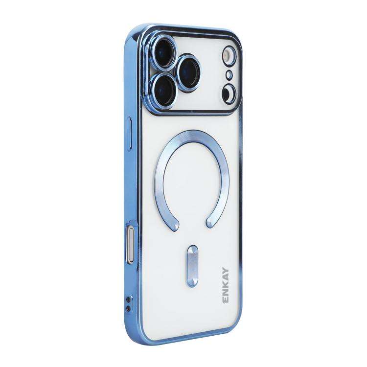ENKAY Hat-Prince Magsafe Electroplated TPU Clear Shockproof Phone Case, For iPhone 17 Pro Max, Fo...