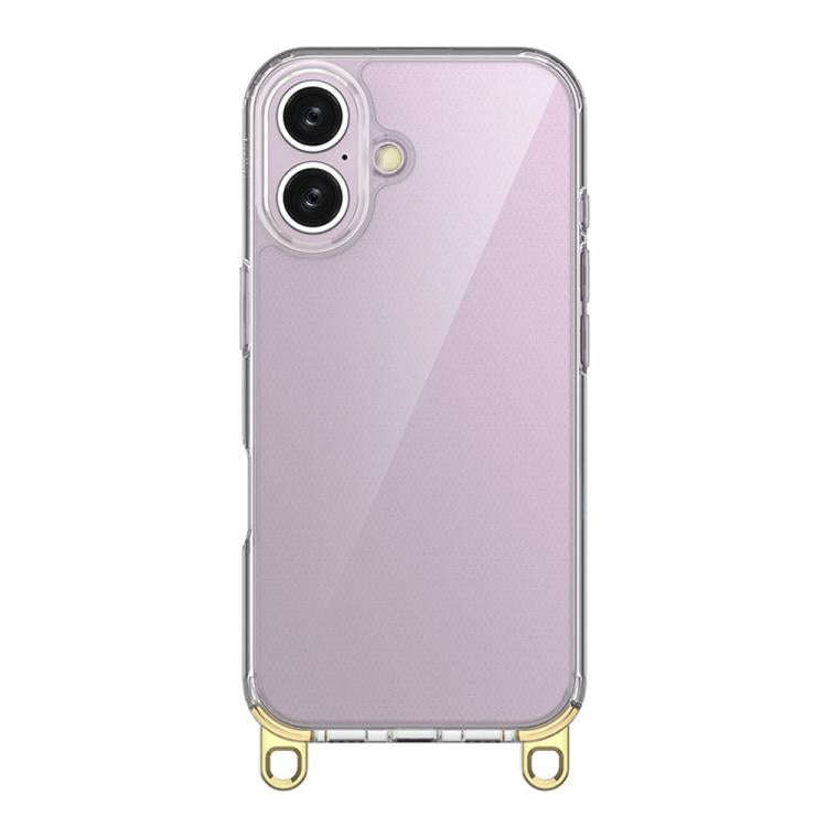 Kalebol Minimalist High Transparency Multi Color Lanyard Hole Phone Case, For iPhone 17e / 16e, F...