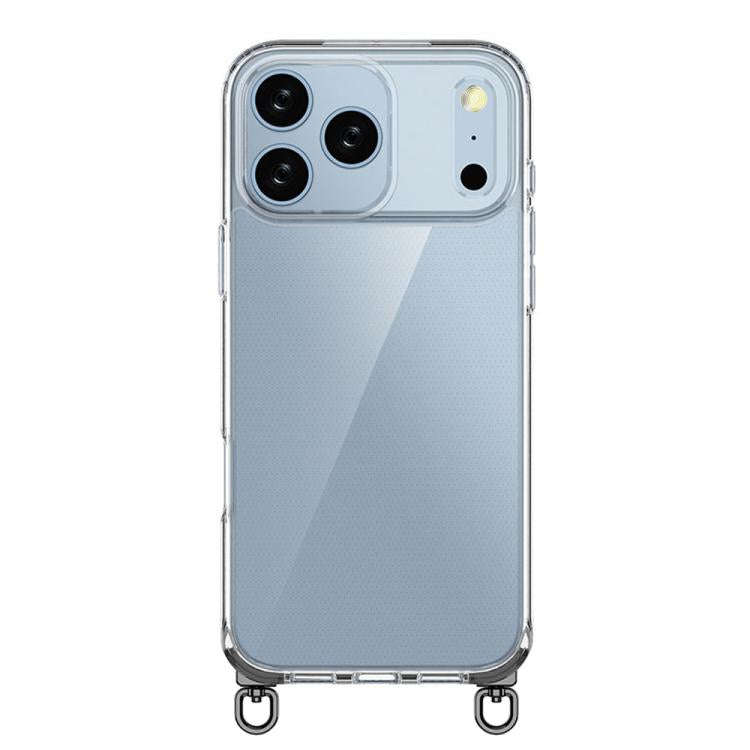 Kalebol Minimalist High Transparency Multi Color Rotating Lanyard Hole Phone Case, For iPhone 17e...