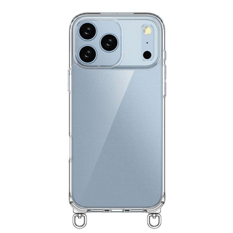 Kalebol Minimalist High Transparency Multi Color Rotating Lanyard Hole Phone Case, For iPhone 17e...