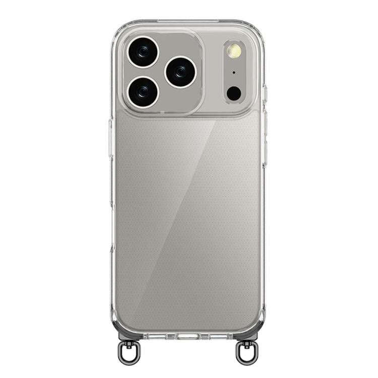 Kalebol Minimalist High Transparency Multi Color Rotating Lanyard Hole Phone Case, For iPhone 17e...