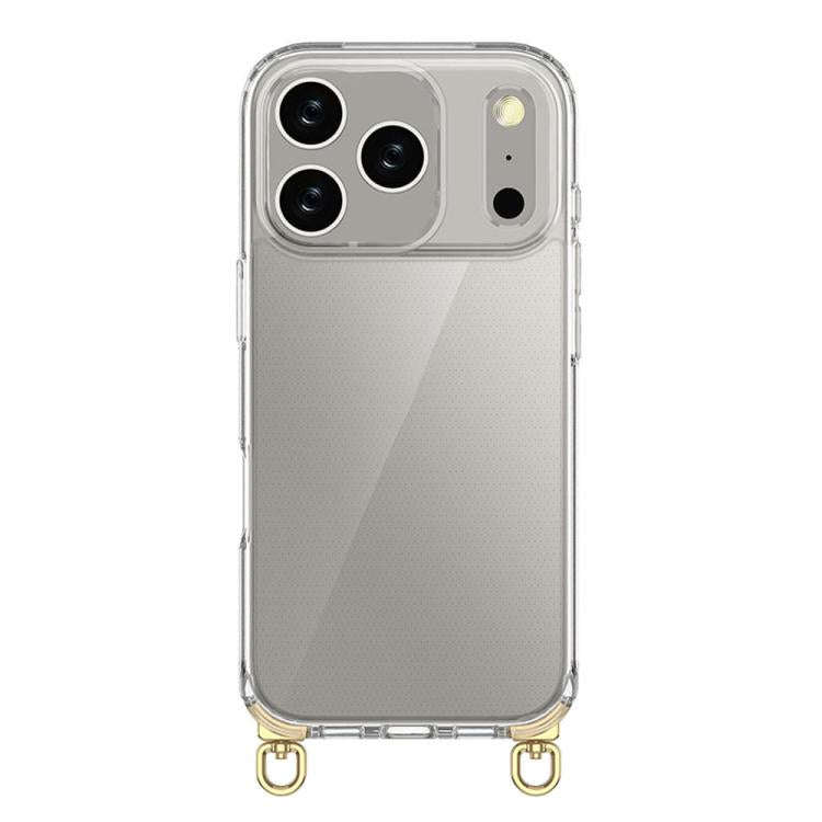 Kalebol Minimalist High Transparency Multi Color Rotating Lanyard Hole Phone Case, For iPhone 17e...
