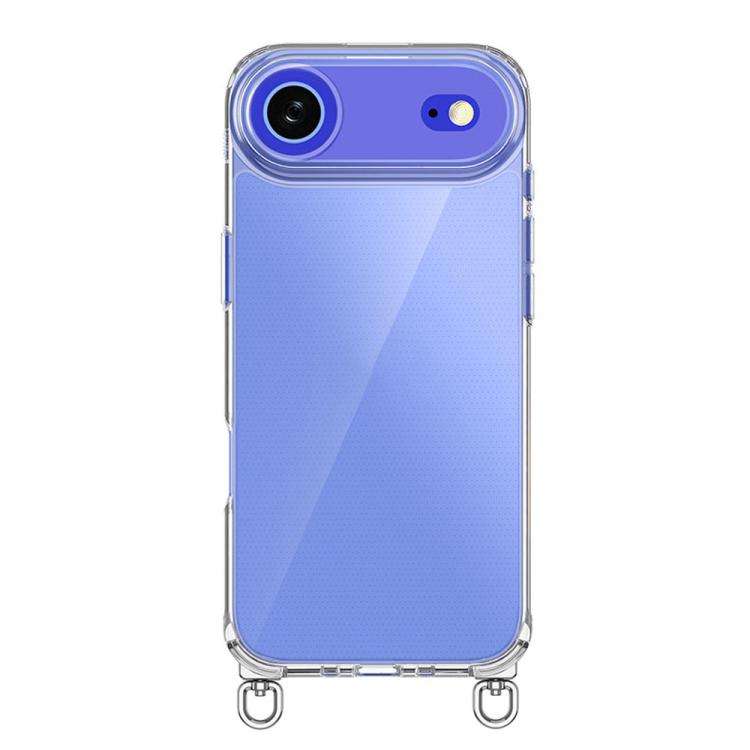 Kalebol Minimalist High Transparency Multi Color Rotating Lanyard Hole Phone Case, For iPhone 17e...