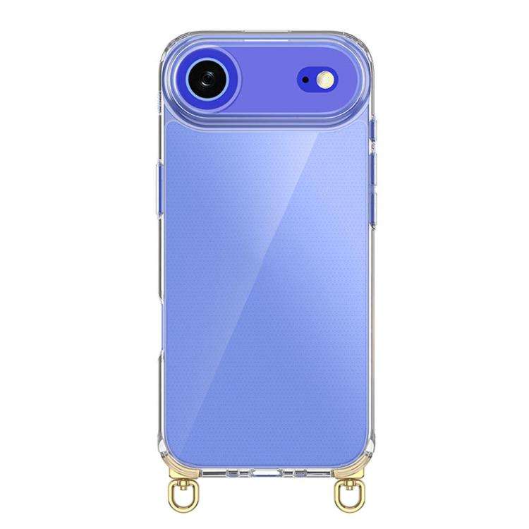Kalebol Minimalist High Transparency Multi Color Rotating Lanyard Hole Phone Case, For iPhone 17e...
