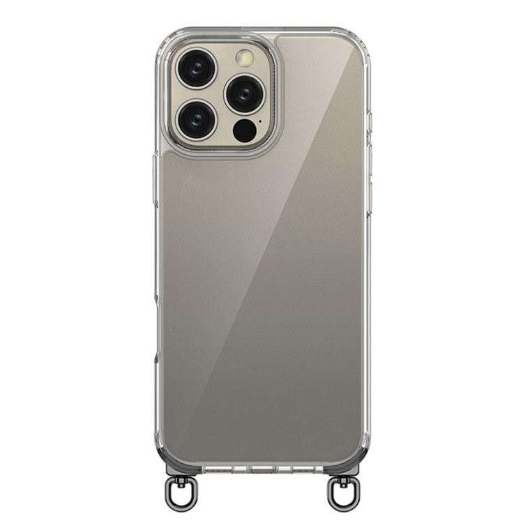 Kalebol Minimalist High Transparency Multi Color Rotating Lanyard Hole Phone Case, For iPhone 17e...