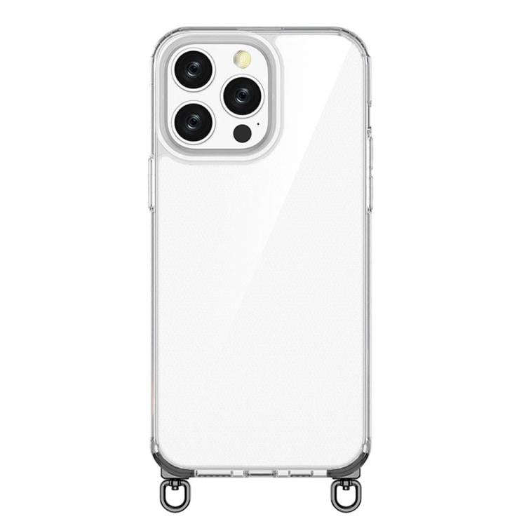 Kalebol Minimalist High Transparency Multi Color Rotating Lanyard Hole Phone Case, For iPhone 17e...