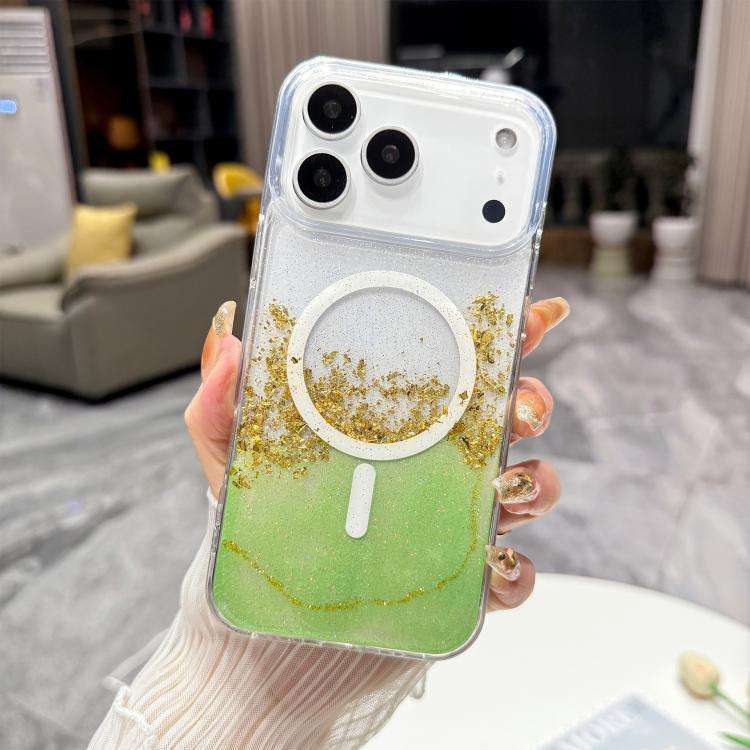 Gilding MagSafe Hybrid Clear TPU Phone Case, For iPhone 17 Pro Max, For iPhone 17 Pro, For iPhone...