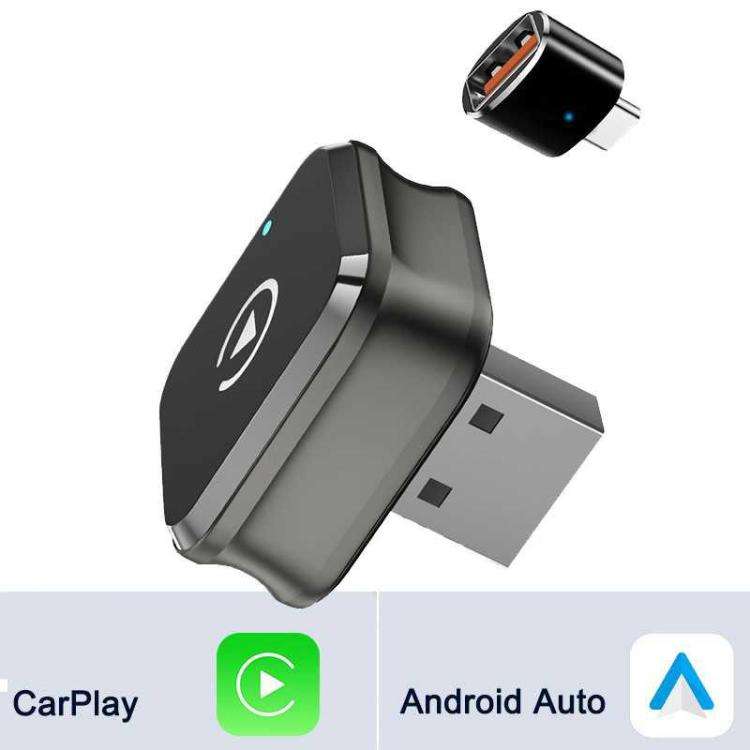 M4 2-in-1 Android Auto Carplay Box Wireless Car Adapter Intelligent Car Machine Interconnection M...