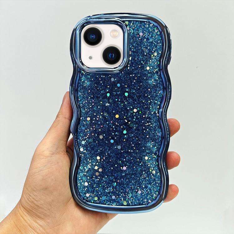 Wave Glitter Sequined Electroplated Phone Case, For iPhone 17 Pro Max, For iPhone 17 Pro, For iPh...