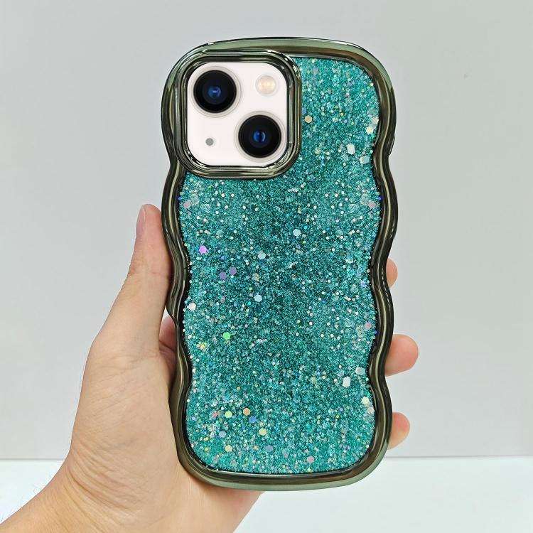 Wave Glitter Sequined Electroplated Phone Case, For iPhone 17 Pro Max, For iPhone 17 Pro, For iPh...