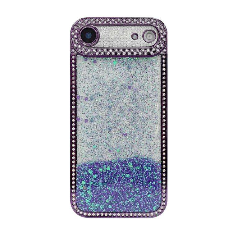 Diamond Gradient Glitter Sequins Plated Phone Case, For iPhone 17 Pro Max, For iPhone 17 Pro, For...