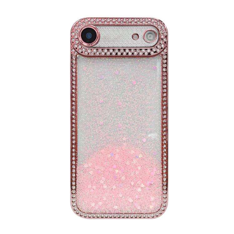 Diamond Gradient Glitter Sequins Plated Phone Case, For iPhone 17 Pro Max, For iPhone 17 Pro, For...