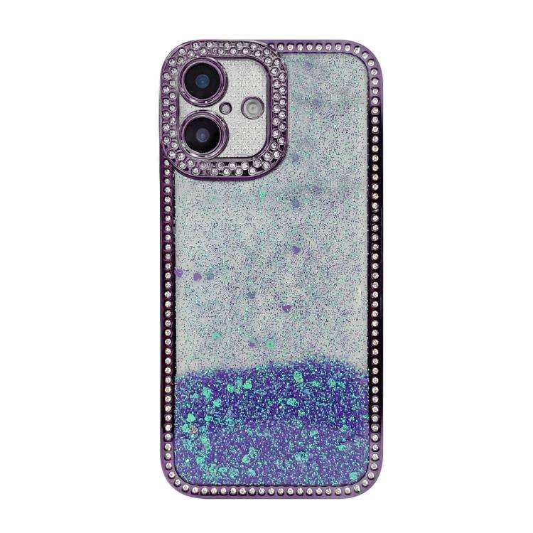 Diamond Gradient Glitter Sequins Plated Phone Case, For iPhone 17 Pro Max, For iPhone 17 Pro, For...