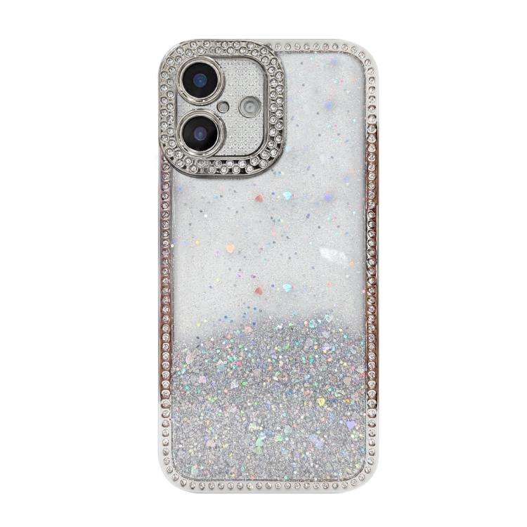 Diamond Gradient Glitter Sequins Plated Phone Case, For iPhone 17 Pro Max, For iPhone 17 Pro, For...