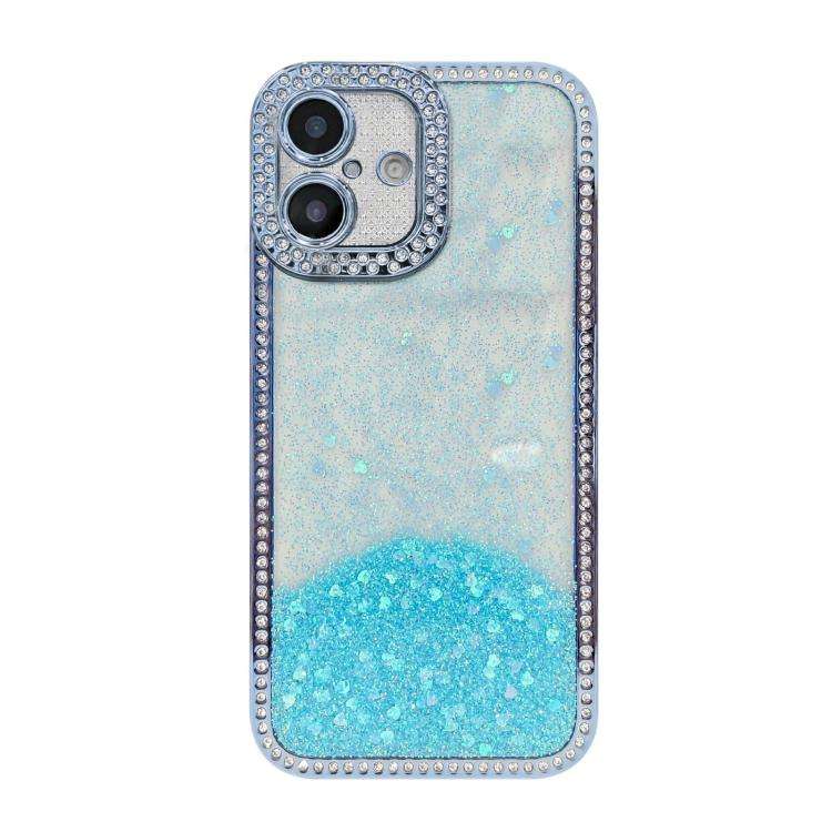 Diamond Gradient Glitter Sequins Plated Phone Case, For iPhone 17 Pro Max, For iPhone 17 Pro, For...