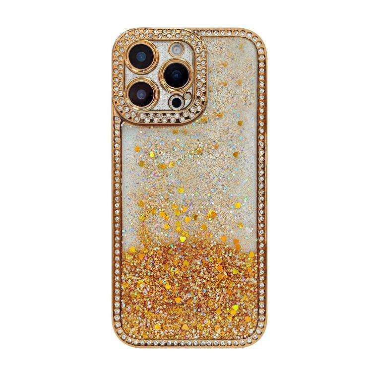 Diamond Gradient Glitter Sequins Plated Phone Case, For iPhone 17 Pro Max, For iPhone 17 Pro, For...