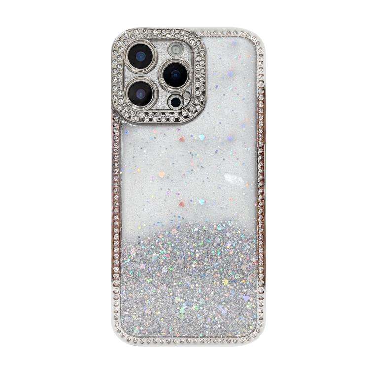 Diamond Gradient Glitter Sequins Plated Phone Case, For iPhone 17 Pro Max, For iPhone 17 Pro, For...