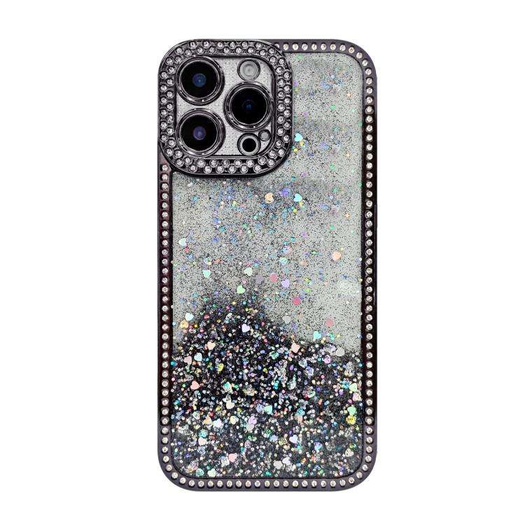 Diamond Gradient Glitter Sequins Plated Phone Case, For iPhone 17 Pro Max, For iPhone 17 Pro, For...