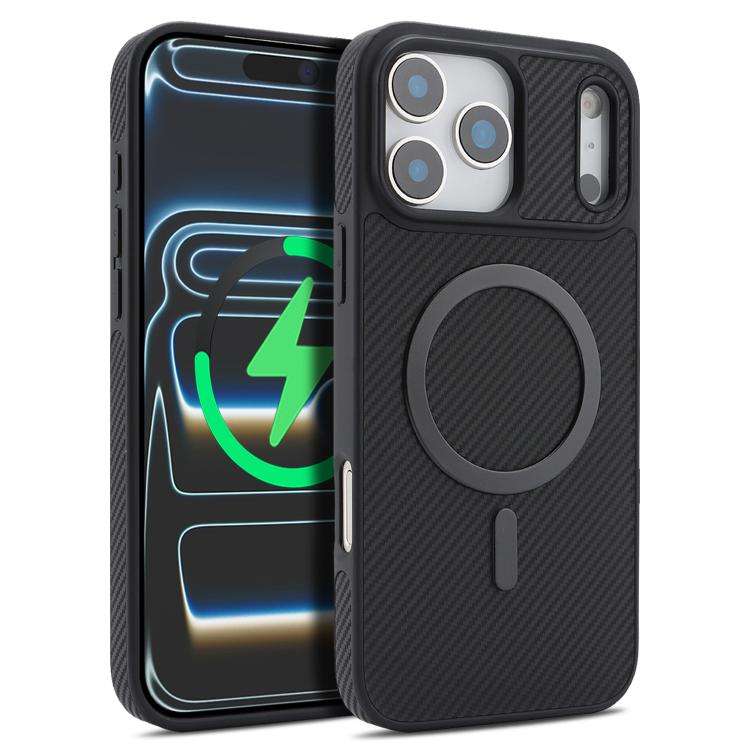 Carbon Fiber MagSafe Phone Case, For iPhone 18 Pro, For iPhone 18 Pro Max, For iPhone 17 Pro Max,...