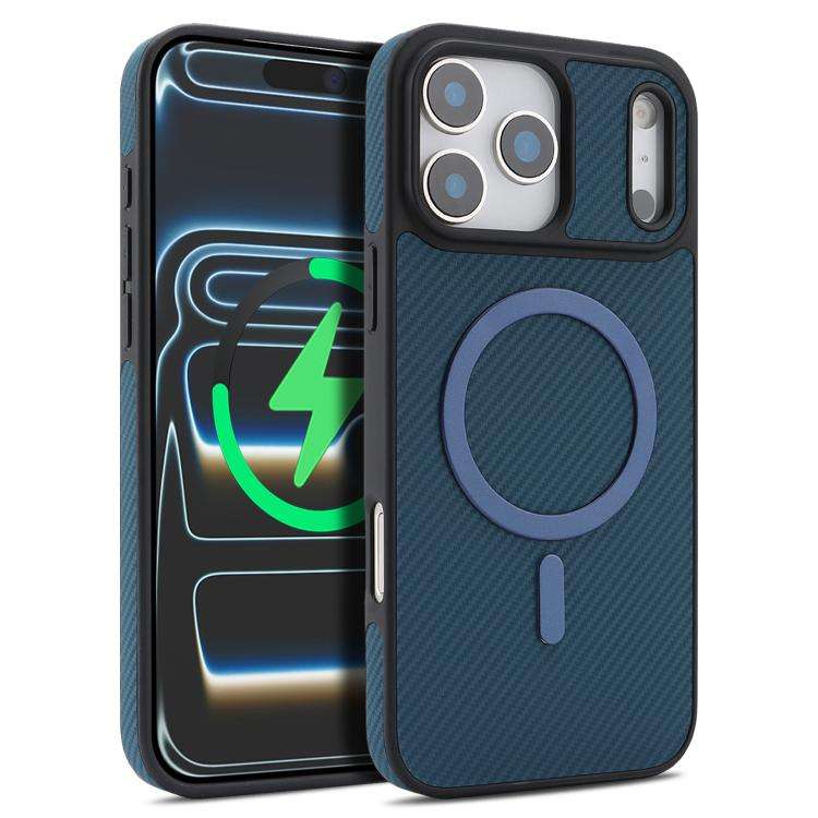 Carbon Fiber MagSafe Phone Case, For iPhone 18 Pro, For iPhone 18 Pro Max, For iPhone 17 Pro Max,...