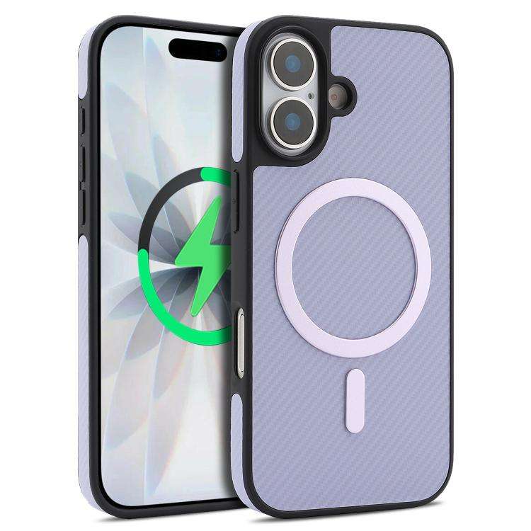 Carbon Fiber MagSafe Phone Case, For iPhone 16, For iPhone 15 Pro Max, For iPhone 15 Pro, For iPh...