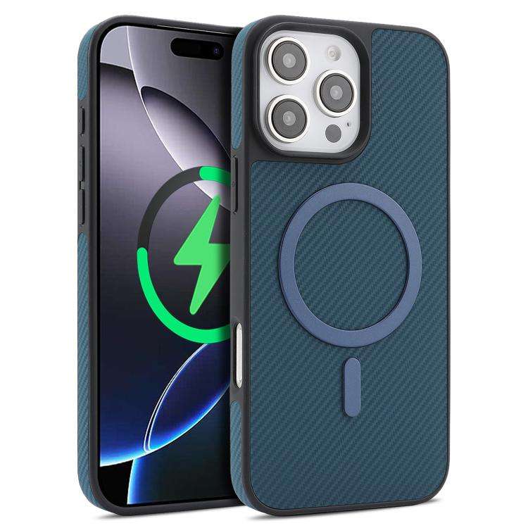 Carbon Fiber MagSafe Phone Case, For iPhone 16, For iPhone 15 Pro Max, For iPhone 15 Pro, For iPh...