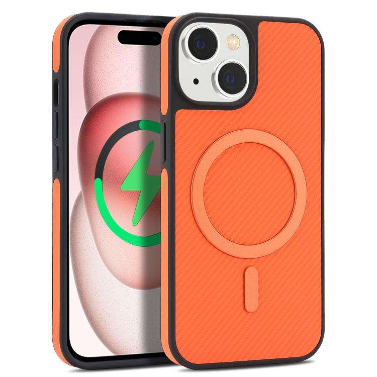 Carbon Fiber MagSafe Phone Case, For iPhone 16, For iPhone 15 Pro Max, For iPhone 15 Pro, For iPh...