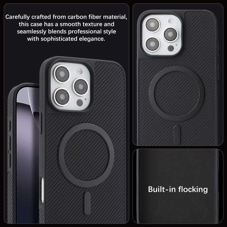 Carbon Fiber MagSafe Phone Case, For iPhone 13 Pro Max, For iPhone 13 Pro, For iPhone 13