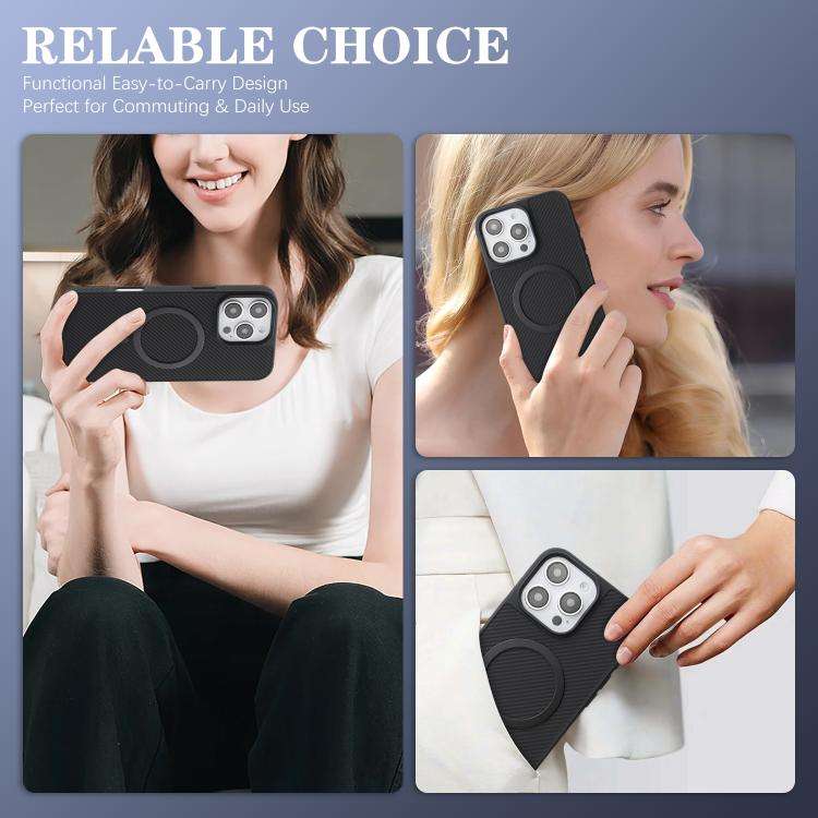 Carbon Fiber MagSafe Phone Case, For iPhone 13 Pro Max, For iPhone 13 Pro, For iPhone 13