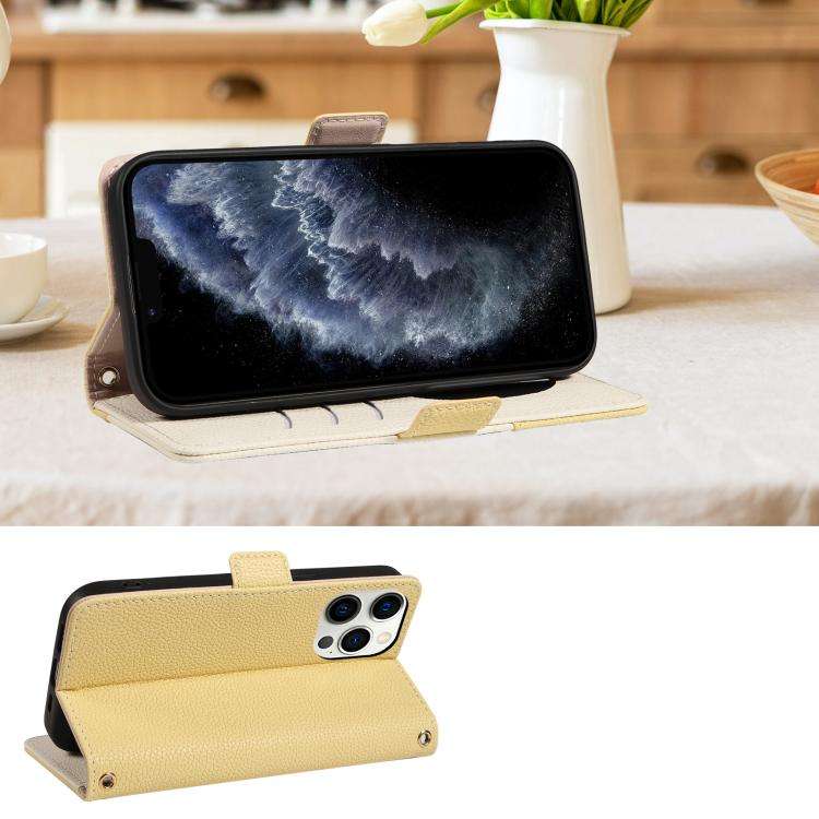 Litchi Texture Wallet Mirror Leather Phone Case, For iPhone 11 Pro