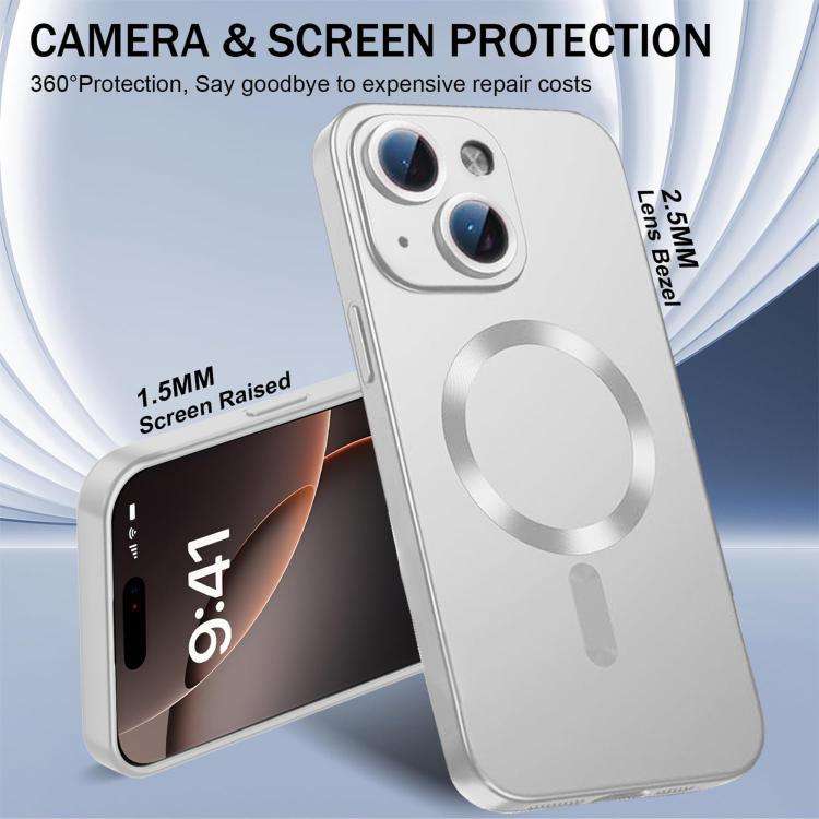Ultra thin Metallic TPU MagSafe Phone Case with Lens Film, For iPhone 14 Plus, For iPhone 14, For...