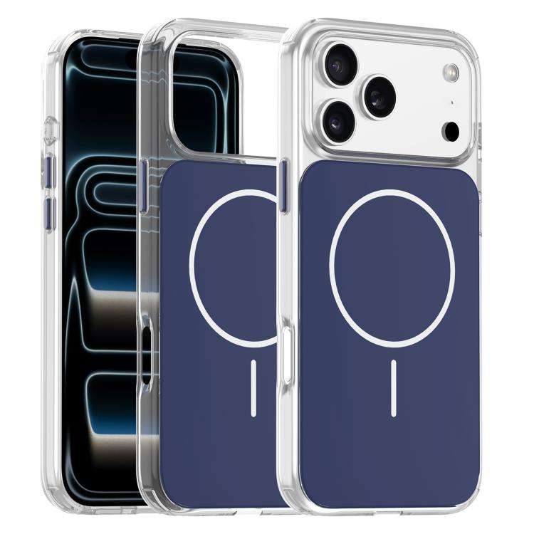 Gold-Orange Original Color MagSafe Shockproof Phone Case, For iPhone 17 Pro Max, For iPhone 17 Pr...