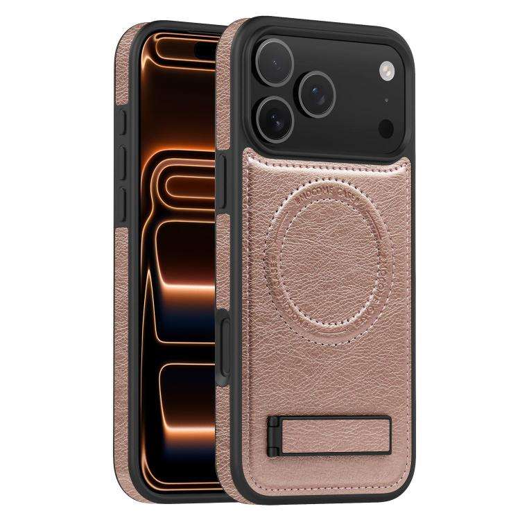 Multi-function Holder MagSafe PU Phone Case, For iPhone 17 Pro Max, For iPhone 17 Pro, For iPhone...