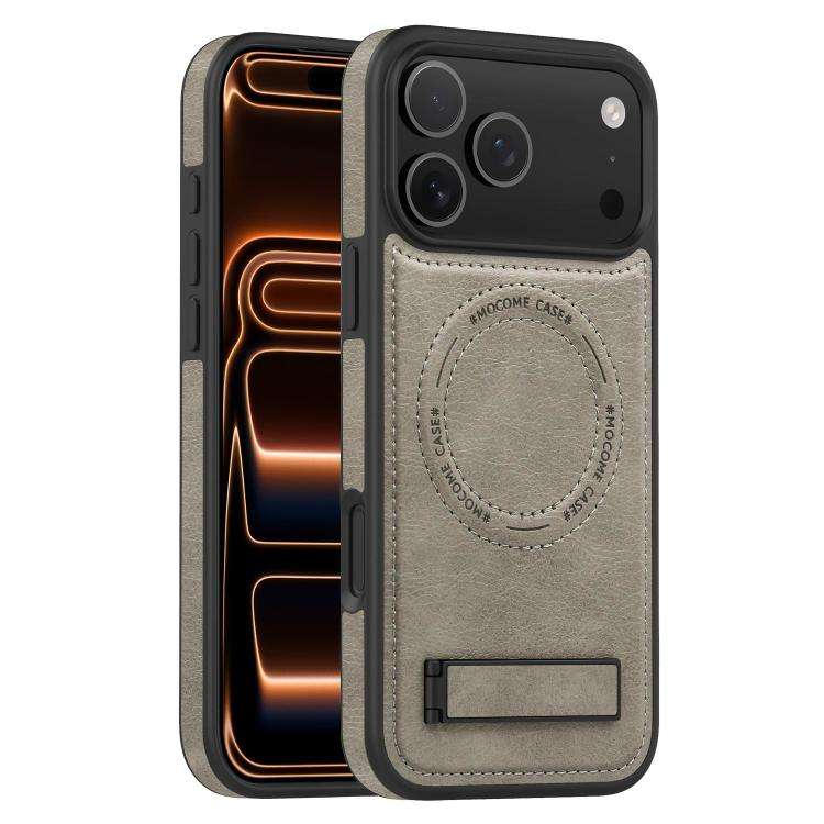 Multi-function Holder MagSafe PU Phone Case, For iPhone 17 Pro Max, For iPhone 17 Pro, For iPhone...